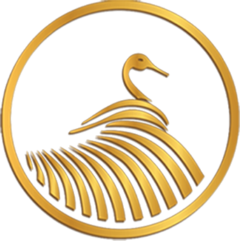 Contour Golden Swan Emblem